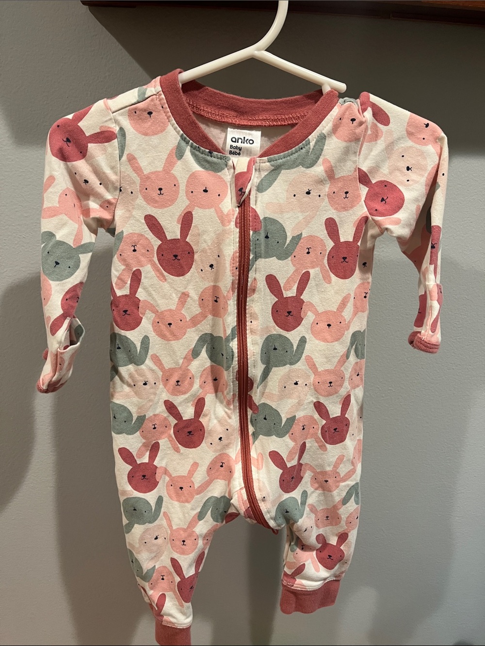 Anko Bunny Sleeper 3-6m